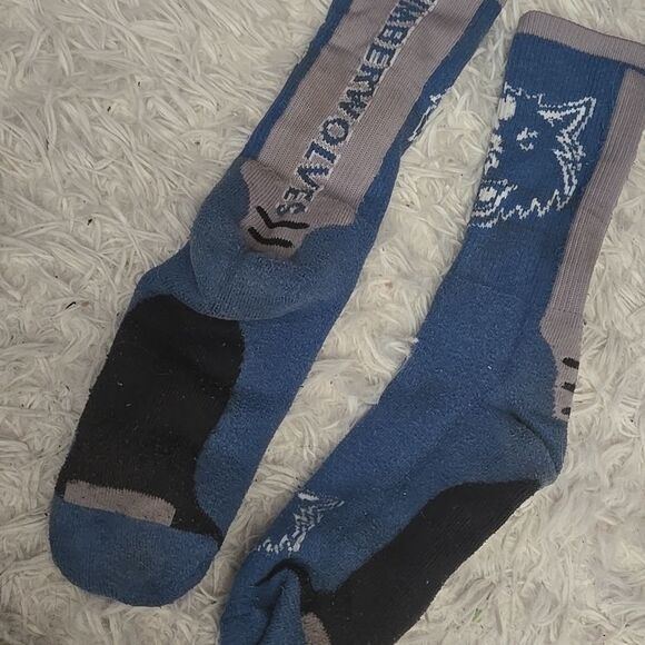 Timberwolves dri-fit pro high size medium unisex blue gray mn basketball gym - Picture 4 of 11